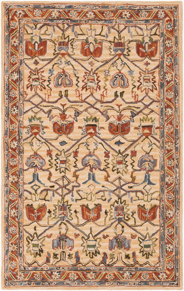 Artemis Handmade Rug, by Surya, 1'6" length x 1'6" width