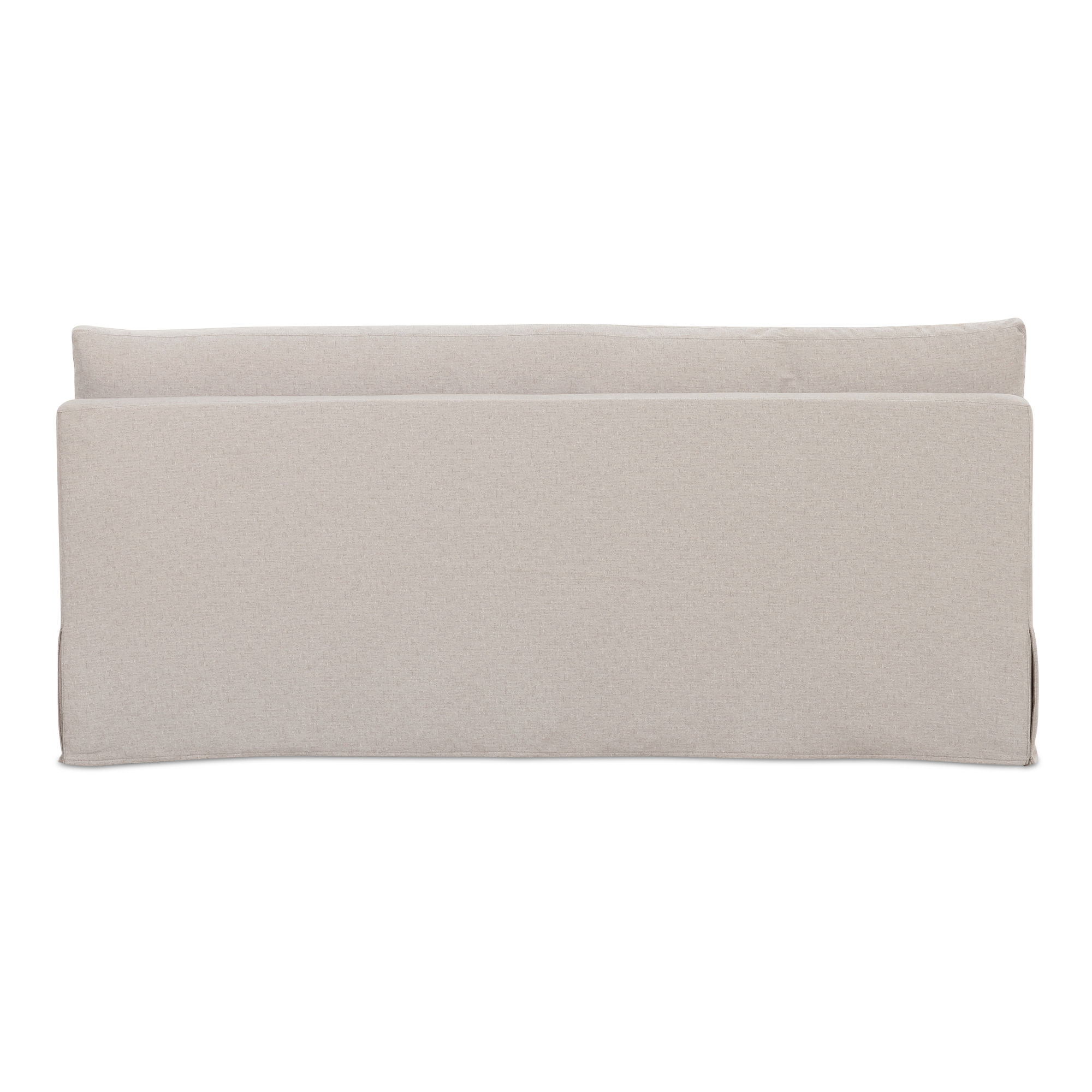 Fable Slipcover Dining Bench Beige, Benche by Moe's Home, 72.75" width x 31.75" height x 28.5" depth View 4