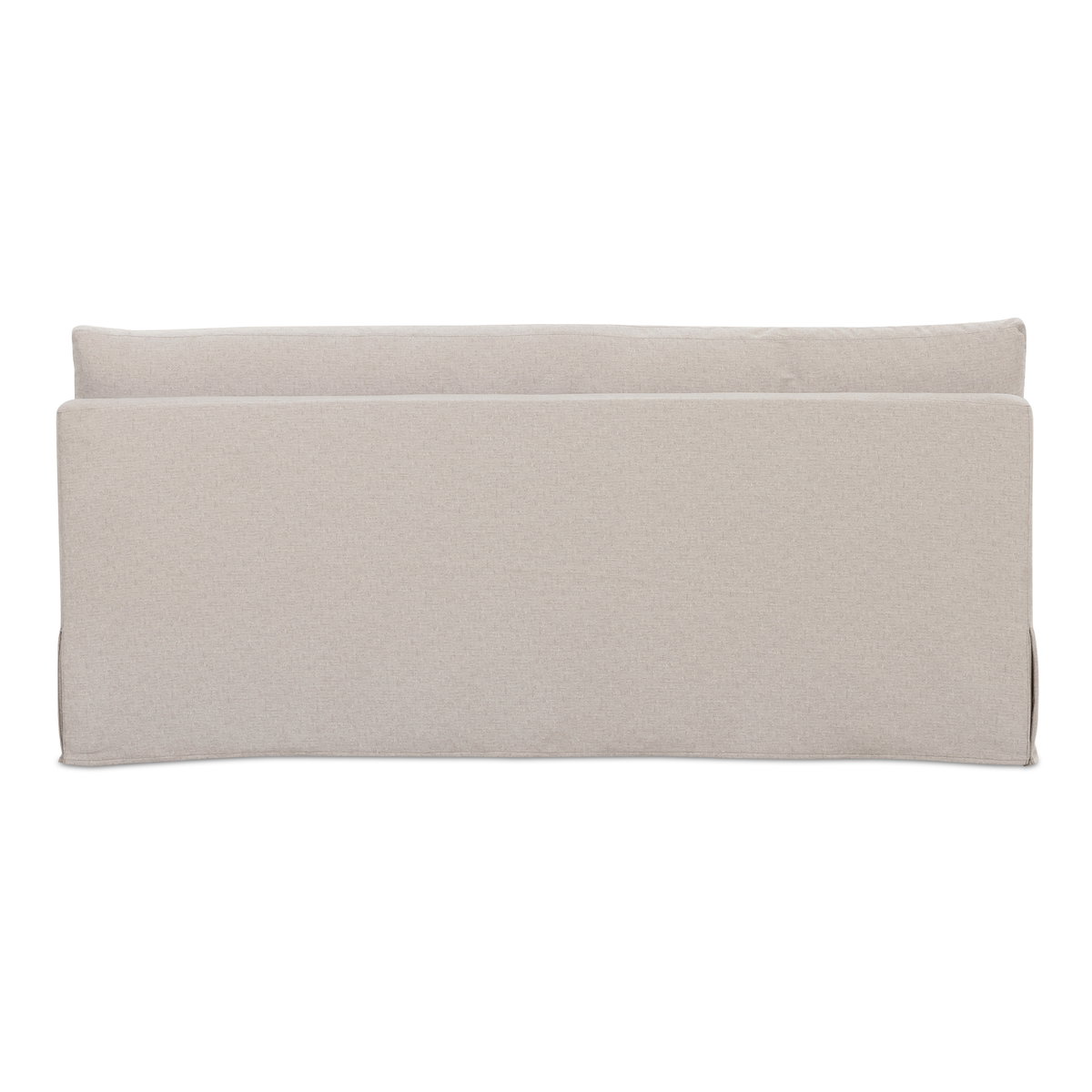 Fable Slipcover Dining Bench Beige, Benche by Moe's Home, 72.75" width x 31.75" height x 28.5" depth View 4