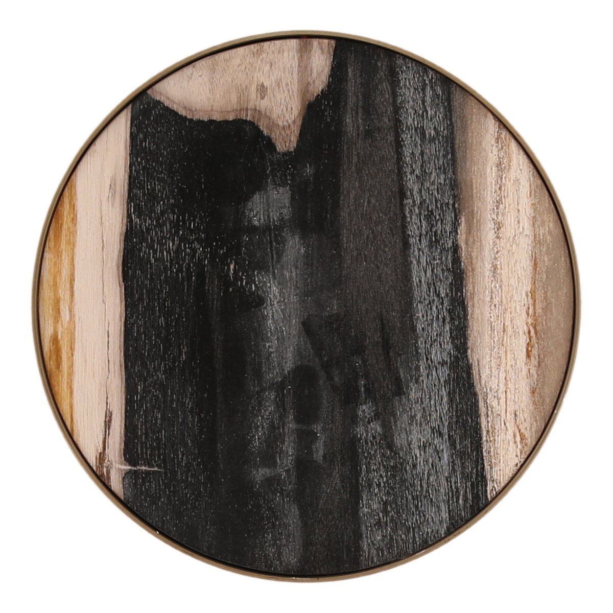 Orlin Side Table Black, Side & End Table by Dovetail, 8.15" width x 25.15" height x 8.15" depth View 2