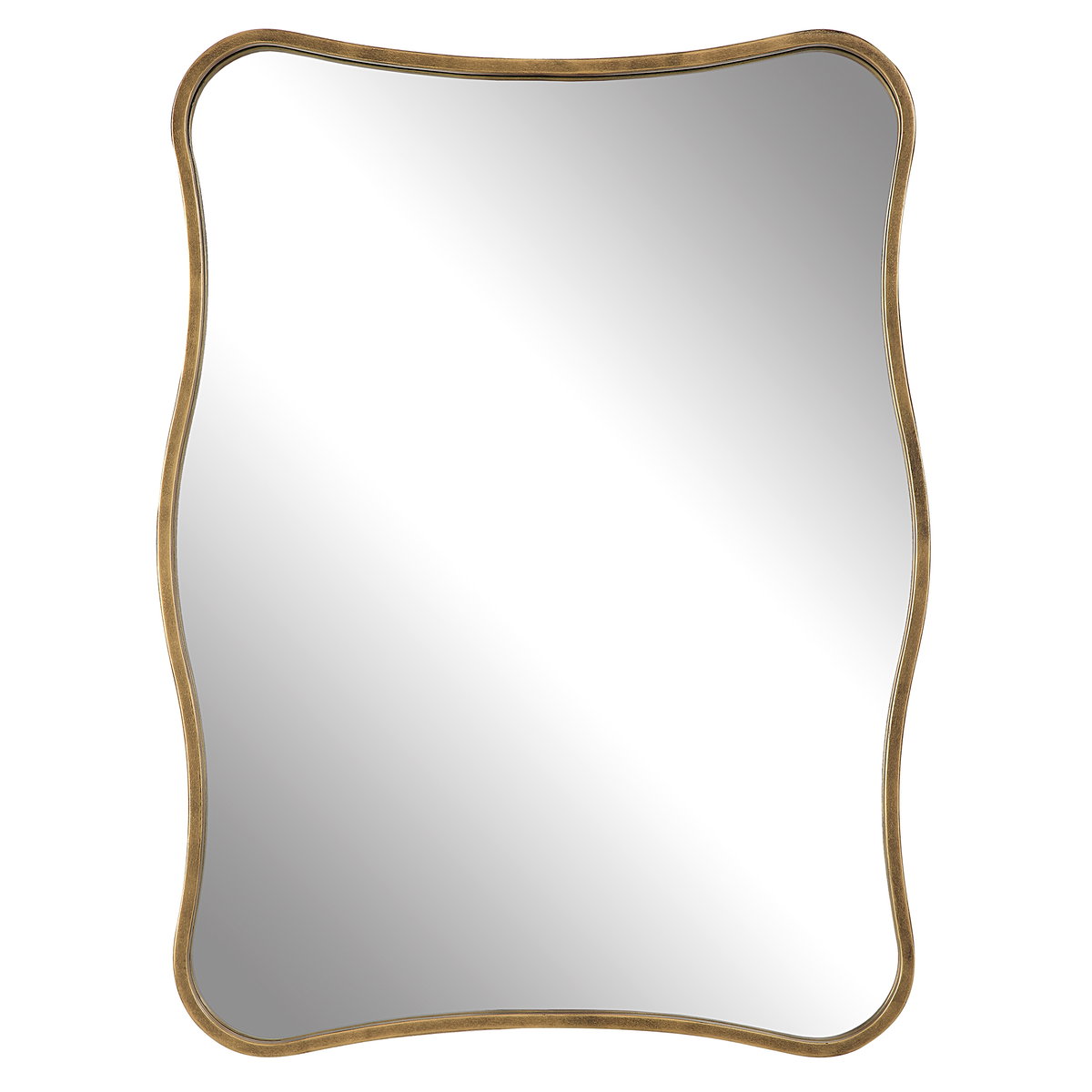 Pavia Curvy Vanity Mirror, by Uttermost, 2'3.5" width x 3'0.25" height x 1.5" depth View 1