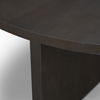 Tarro Brown Wood with Triangle Legs Coffee Table, by Mercana, 44" length x 44" width x 17.5" height thumbnail 8