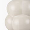 Ulvi Cream Glazed Bubble Ceramic Vase, by Mercana, 7.68" length x 7.48" width x 14.17" height thumbnail 9