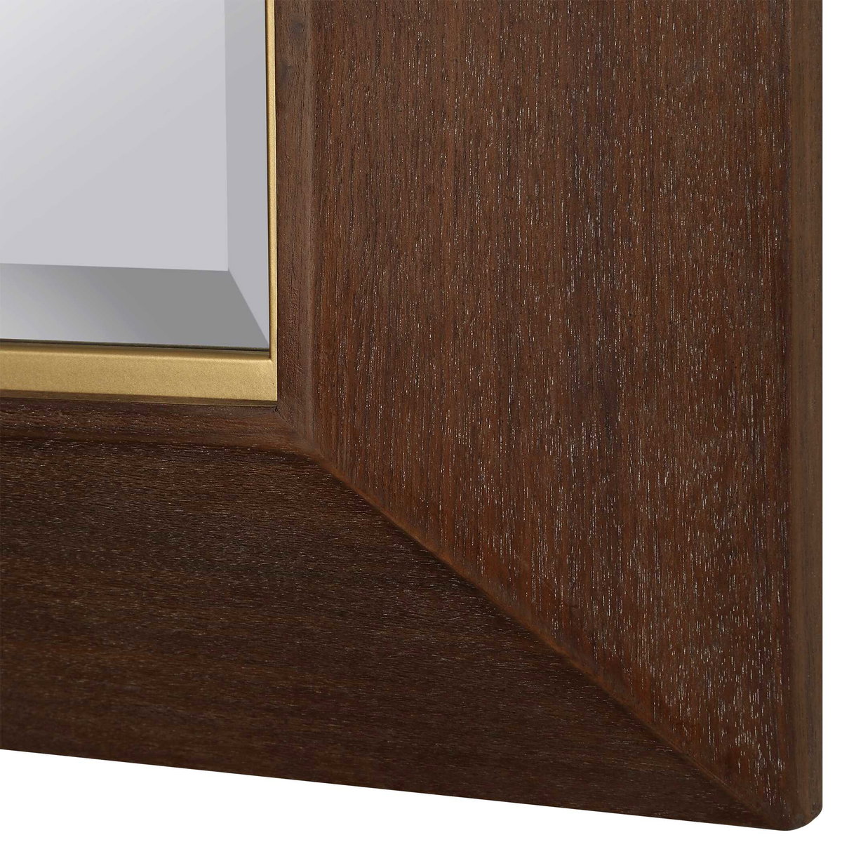 Matheson Rectangular Walnut Mirror, by Uttermost, 37.75" width x 68" height x 3.25" depth View 5