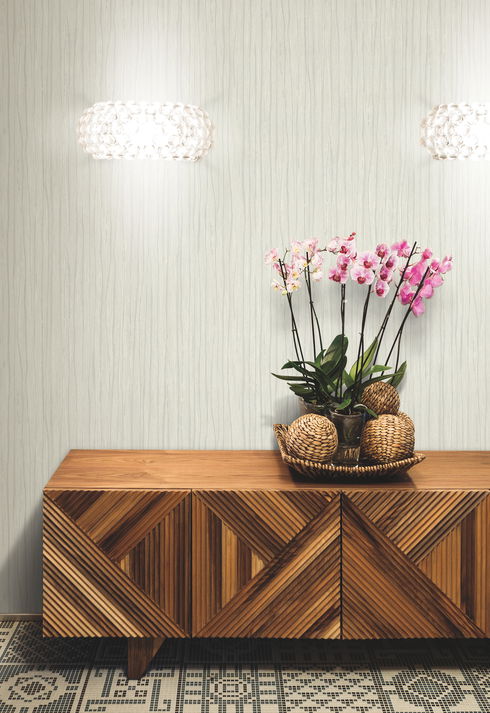 Temperate Veil Light Grey Wallpaper