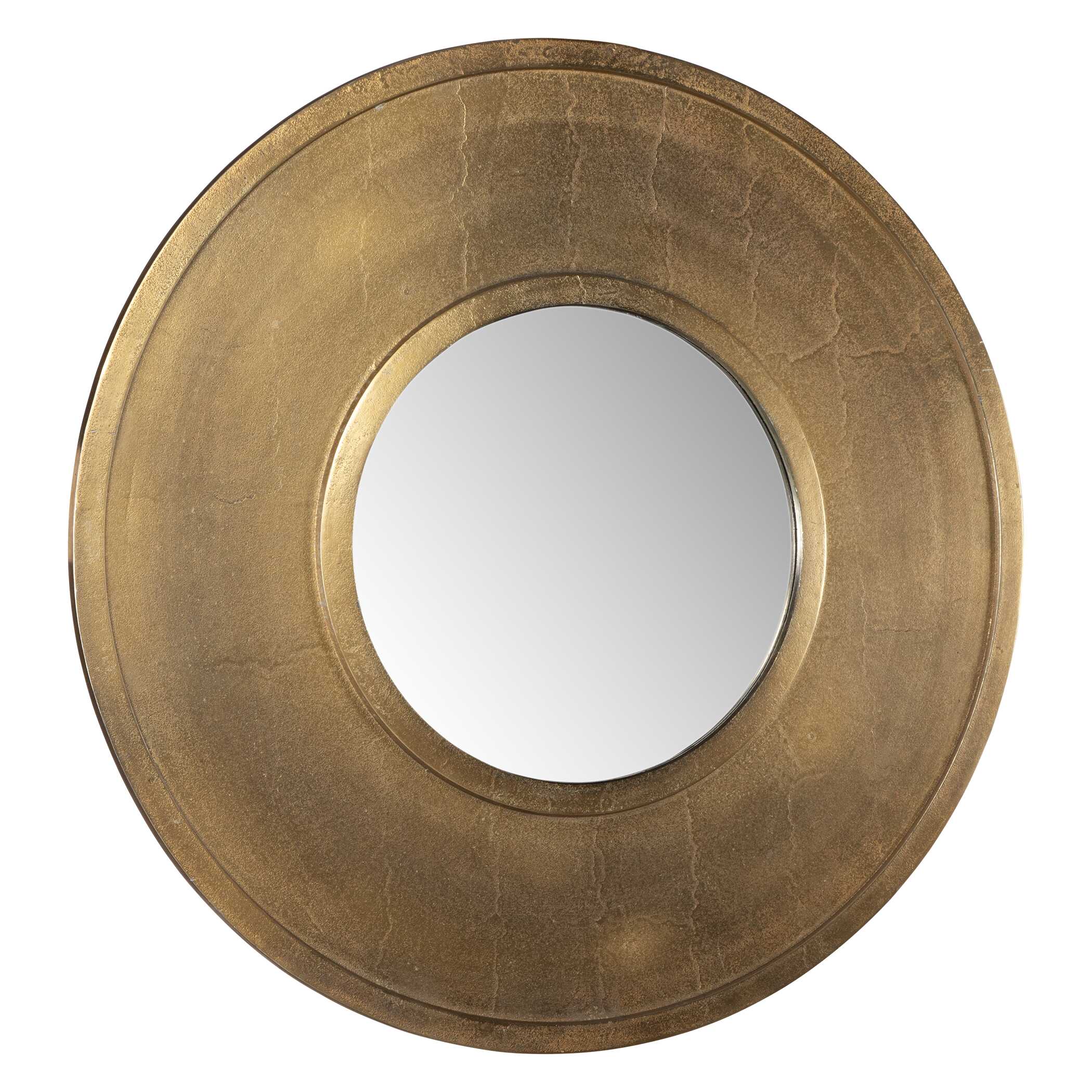 Axel Round Brass Mirror, by Uttermost, 30" width x 30" height x 1.5" depth View 5