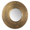 Axel Round Brass Mirror, by Uttermost, 30" width x 30" height x 1.5" depth thumbnail 5