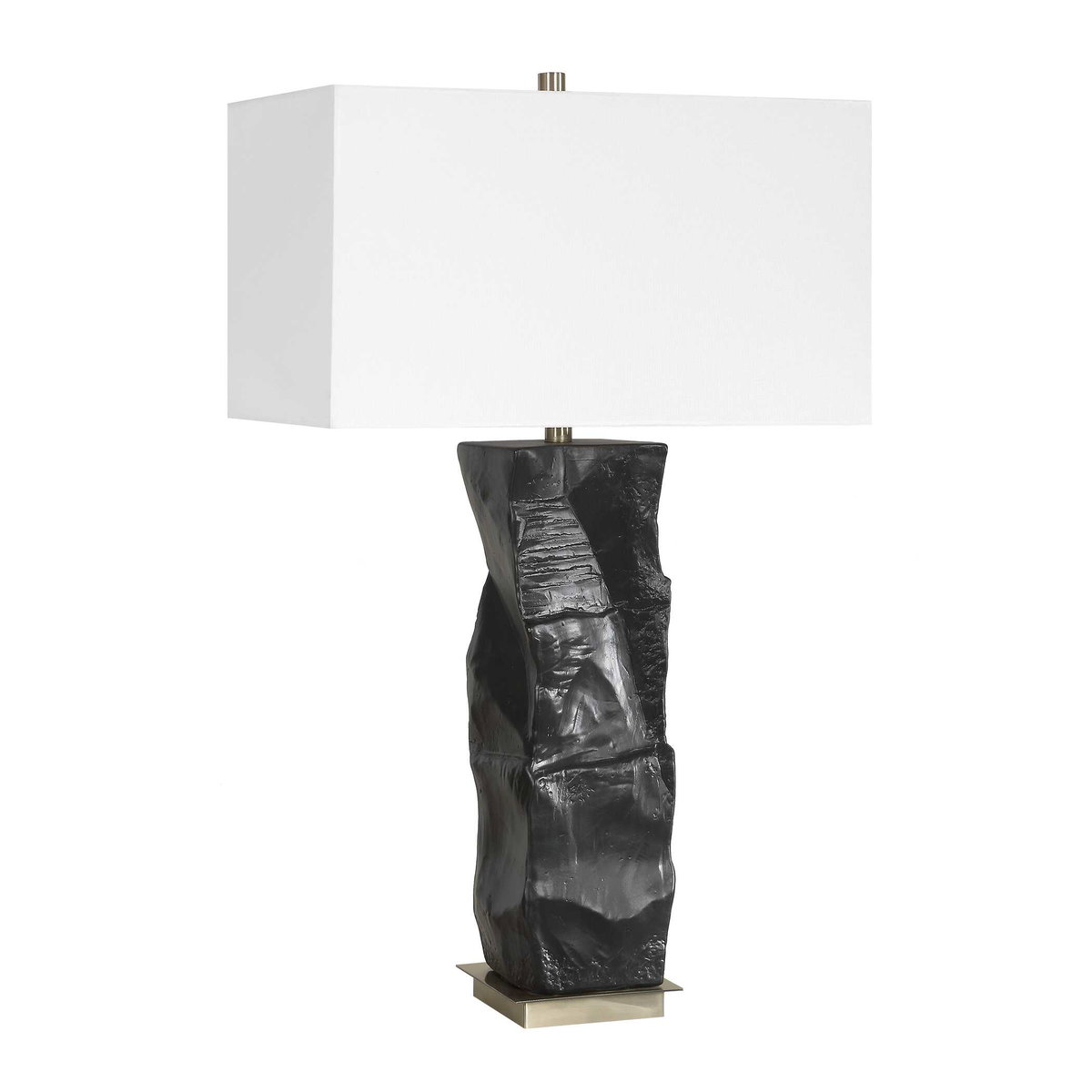 Altaria Black Table Lamp, by Uttermost, 20" width x 33" height x 11" depth View 4