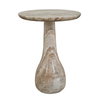 Shura Indoor-Outdoor Marble Accent Table, Coffee Table by Uttermost, 16" width x 20" height x 16" depth thumbnail 1