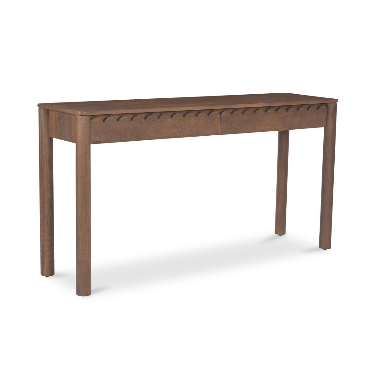 Wiley Console Table Vintage Brown, by Moe's Home, 57.5" width x 30.5" height x 16" depth View 2