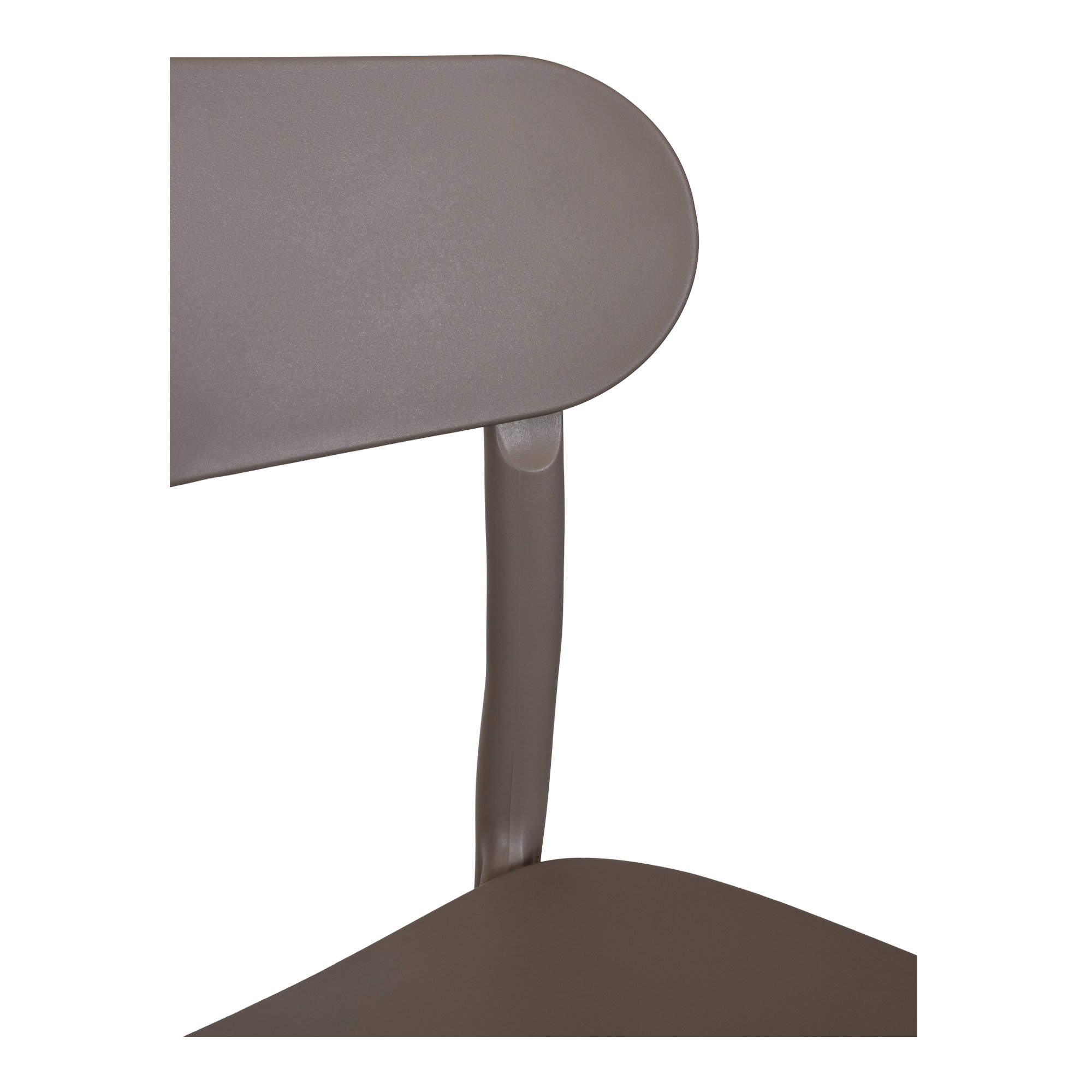Kent Outdoor Dining Chair Taupe - Set Of Two, by Moe's Home, 16.75" width x 31" height x 20.5" depth View 6