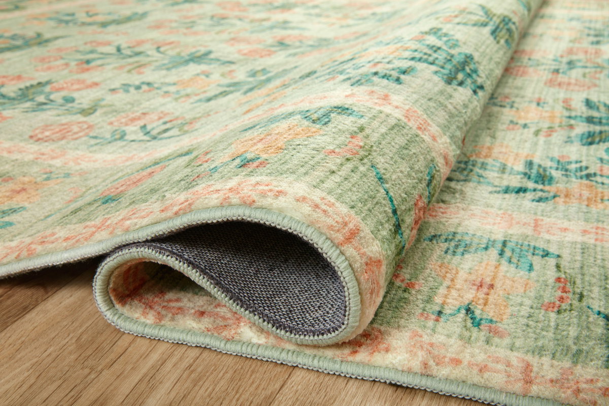 Rifle Paper Co. x Loloi Eden Rug, 2'6" length x 9'6" width View 4