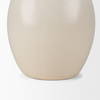 Ulvi Cream Glazed Bubble Ceramic Vase, by Mercana, 7.68" length x 7.48" width x 14.17" height thumbnail 10