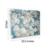 Antique Floral in Wedgewood Blue & Grey Wallpaper thumbnail 5