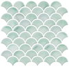 Scallop Peel & Stick Backsplash, Tile by York Wall, 10.8" length x 10.5" width x 0.06" depth thumbnail