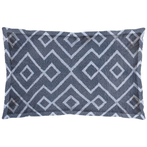 Boswell 13x21 Blue Diamond Patterned Pillow Cover