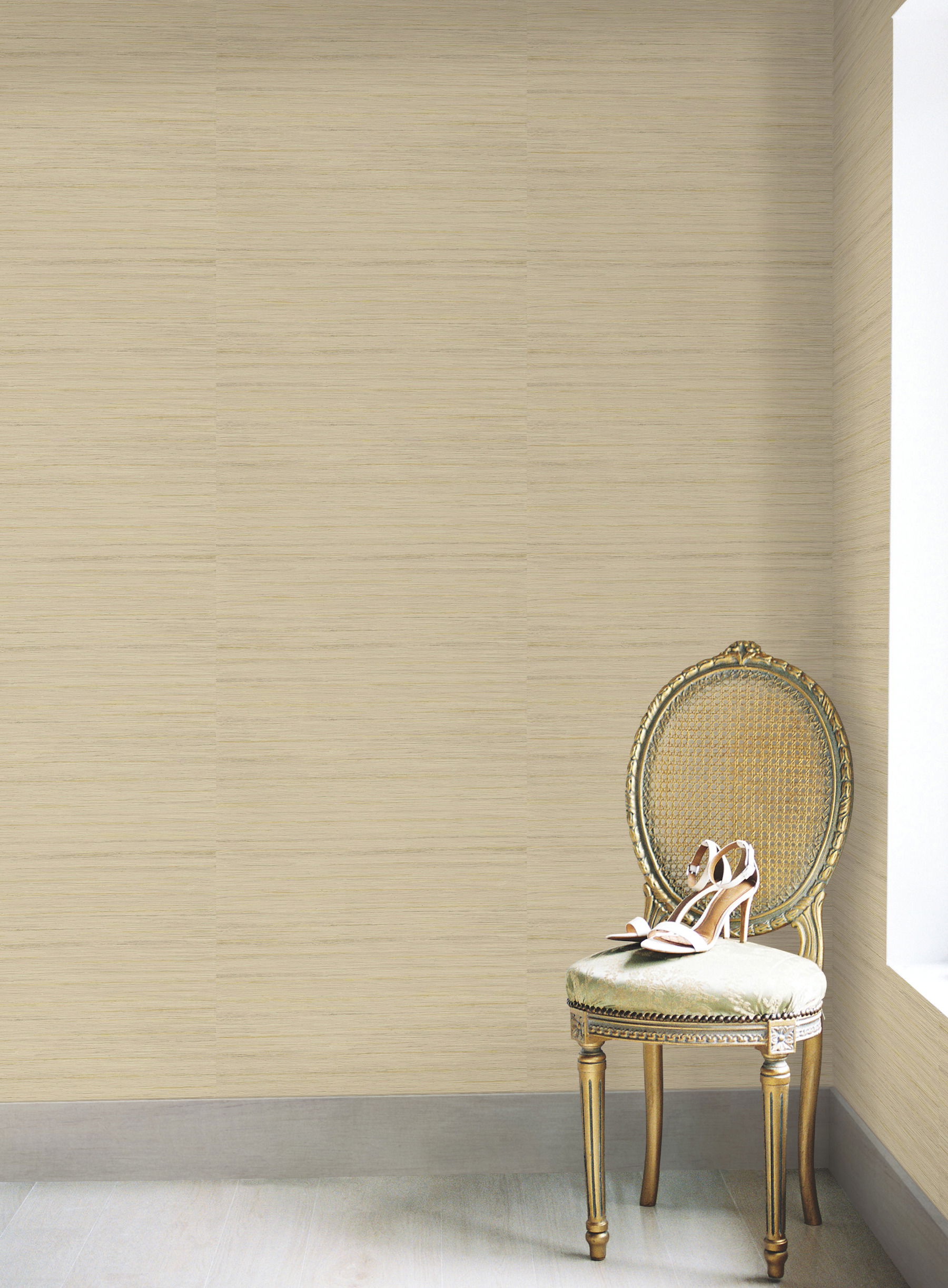 Ragtime Silk Beige Wallpaper large image 