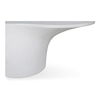 Yumi Outdoor Coffee Table White, by Moe's Home, 47" width x 15.5" height x 23.6" depth thumbnail 7