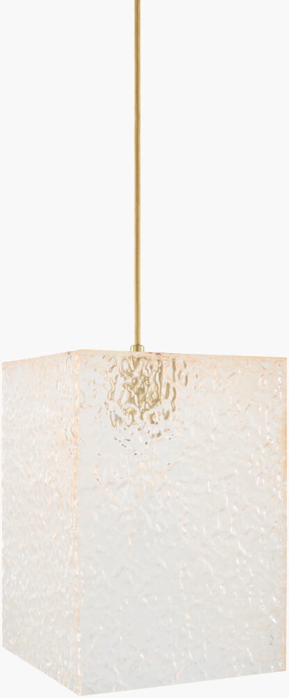 Icelya Pendant, by Surya, 8" length x 8" width x 11" height