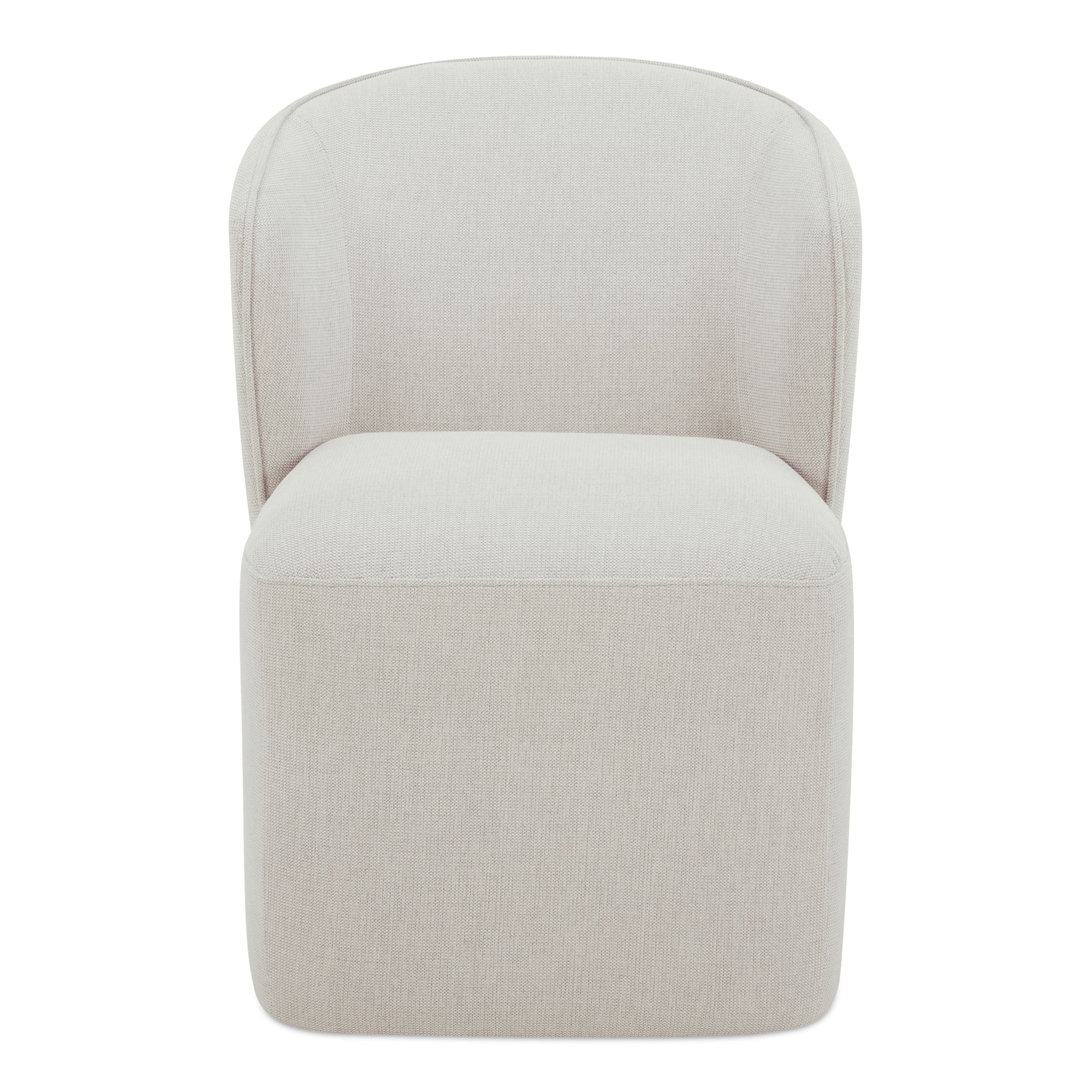 Larson Rolling Dining Chair Heather Grey large image 