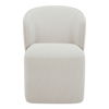Larson Rolling Dining Chair Heather Grey thumbnail 0