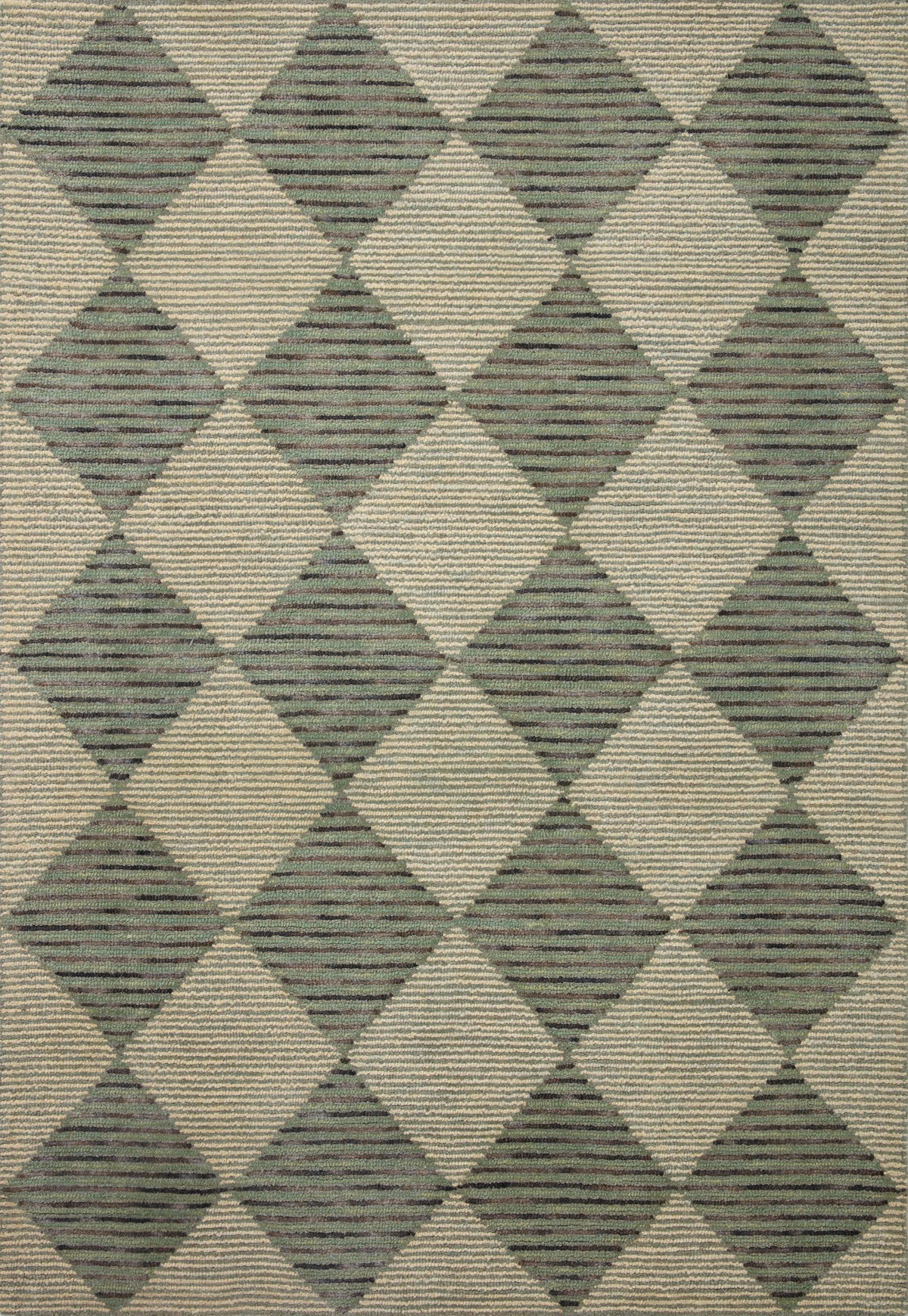 Chris Loves Julia x Loloi Francis Rug, 1'6" length x 1'6" width View 1