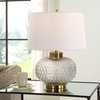 Estelle Glass Table Lamp, by Uttermost, 1'5" width x 1'10" height x 1'5" depth thumbnail 2