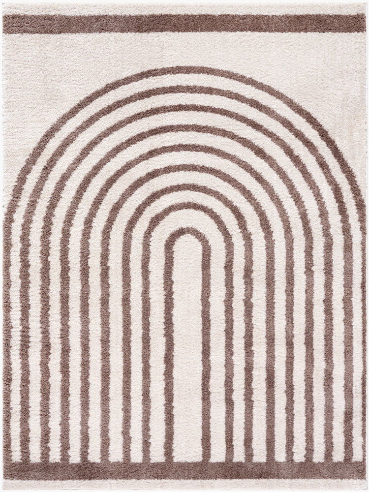 Fossay Shag Machine Woven Rug, by Surya, 2'11.43" length x 1'11.62" width