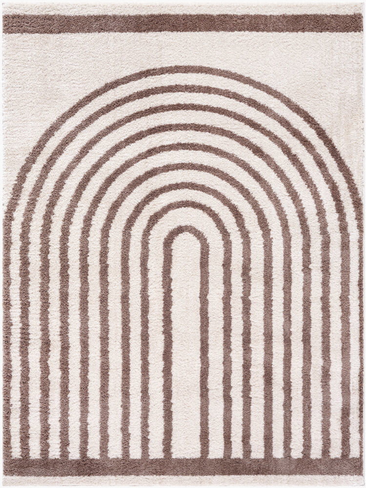 Fossay Shag Machine Woven Rug, by Surya, 2'11.43" length x 1'11.62" width