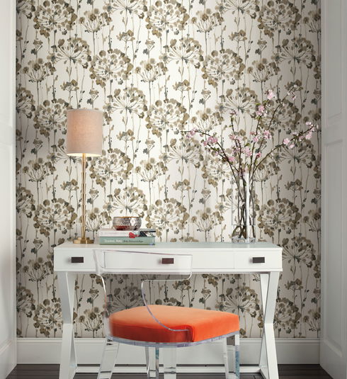 Flourish Neutral Peel & Stick Wallpaper