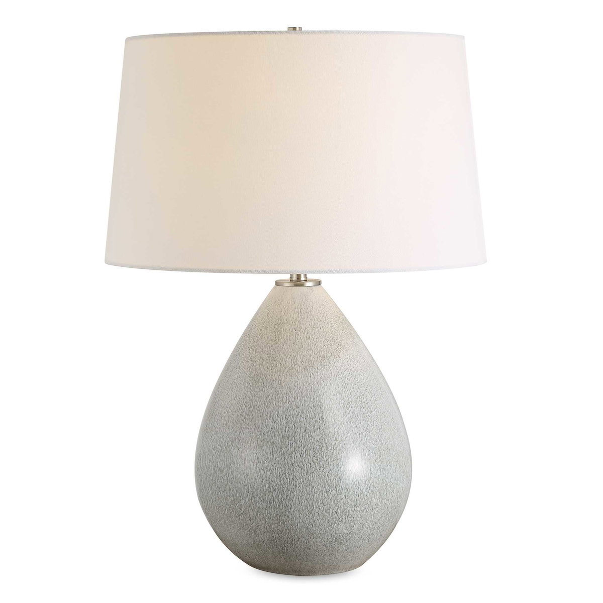 Moray Gray Glaze Table Lamp, by Uttermost, 1'5.25" width x 2'0.25" height x 1'5" depth View 1