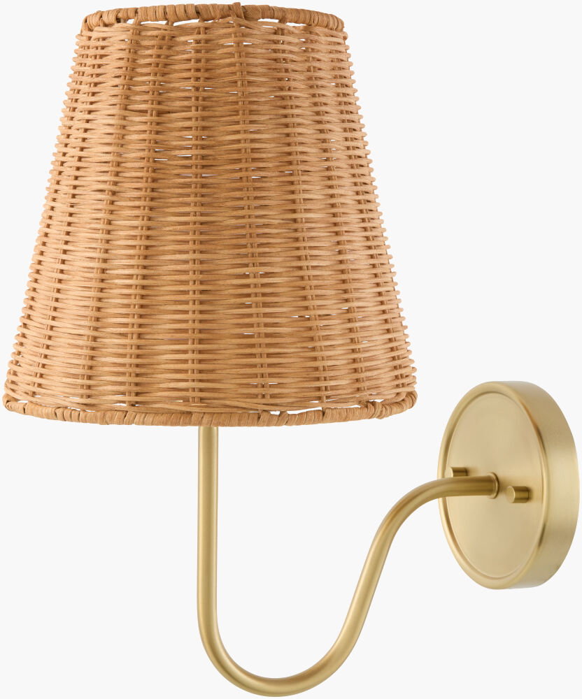 Movita Wall Sconce, by Surya, 12" length x 9" width x 15" height