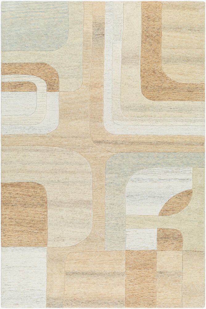 Brook Handmade Rug, by Surya, 1'6" length x 1'6" width