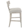 Idris White Counter Stool, Counter & Bar Stool by Uttermost, 20" width x 38" height x 22.5" depth thumbnail 5