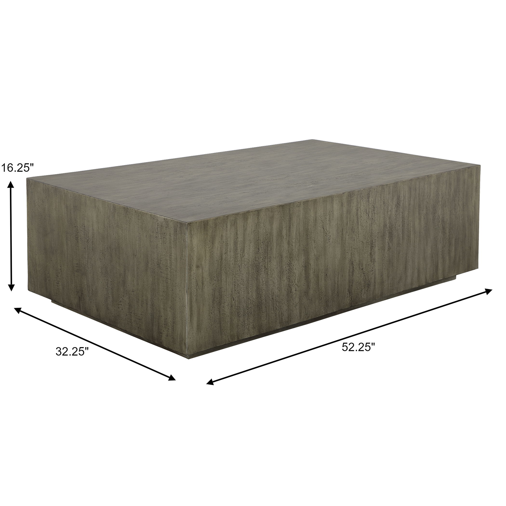 Kareem Modern Gray Coffee Table large image 