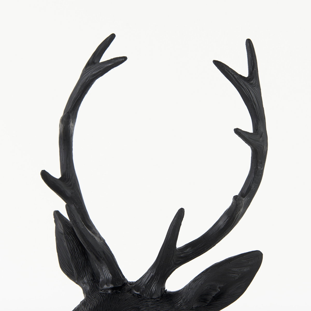 Mozart 22.5H Black Painted Resin Deer In A Suit Bust, Decorative Object by Mercana, 8.2" length x 6" width x 22.5" height View 7