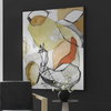 Charcoal Improvision Framed Abstract Art, by Uttermost, 49.5" width x 59.5" height x 2" depth thumbnail 3