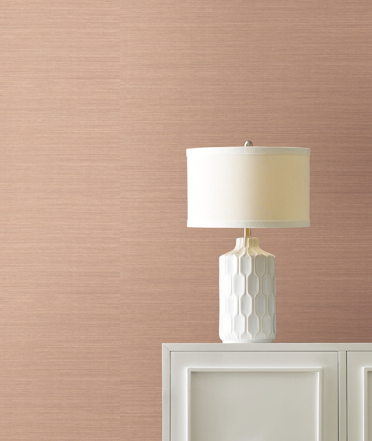 Maguey Sisal Blush Wallpaper large image 