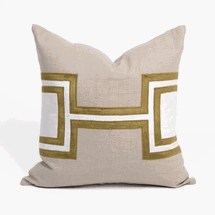 Online Designer Bedroom The Palm Green Lounge Cushion 55 x 55cm