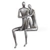 Courtship Antique Nickel Figurine thumbnail 0