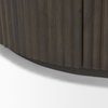 Terra 72L x 18W x 32H Dark Brown Wood Fluted Sideboard, Sideboards & Buffet by Mercana, 72" length x 19" width x 32" height thumbnail 14