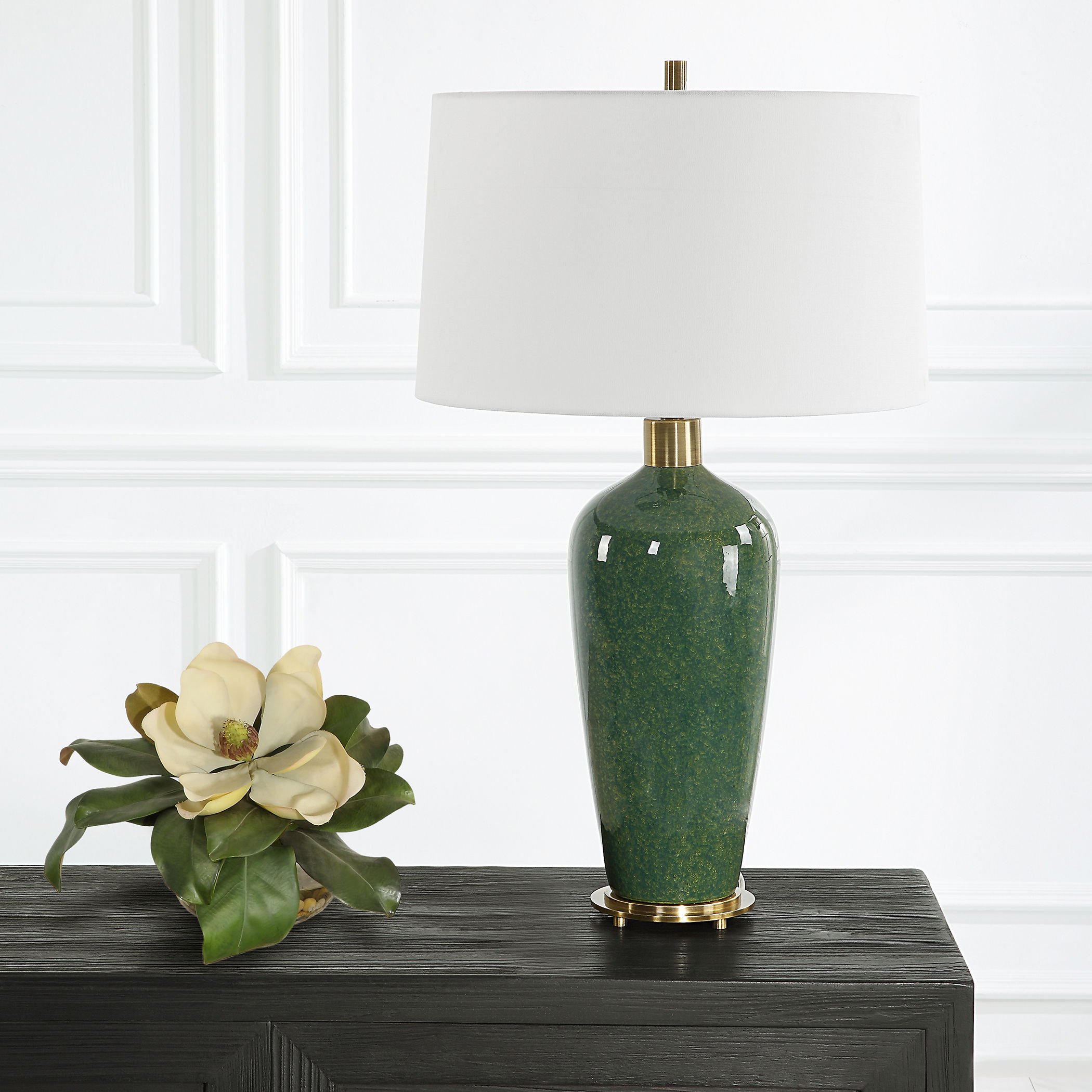 Verdell Green Table Lamp large image 