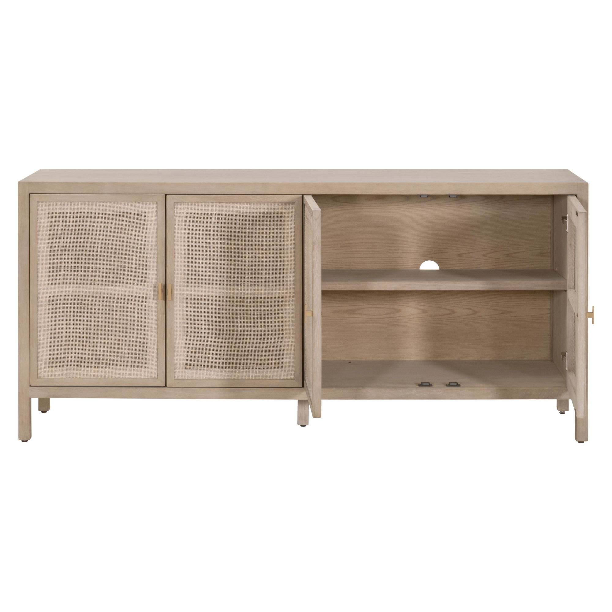 Carina Media Sideboard, Cabinets & Sideboard by Essentials for Living, 73.5" width x 34.25" height x 17.75" depth View 3