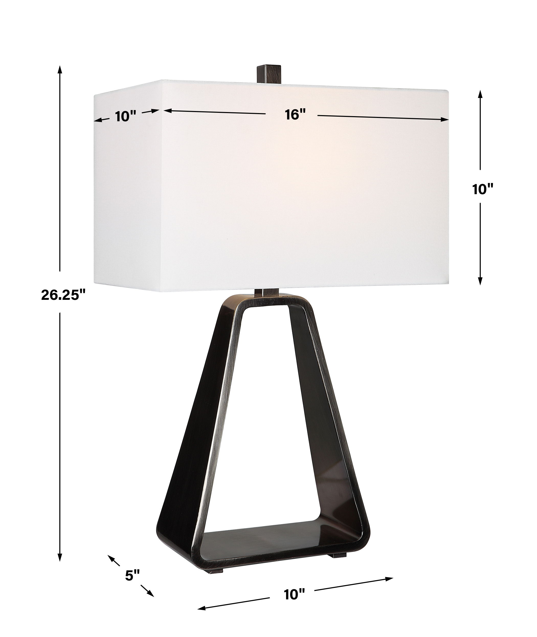 Halo Modern Open Table Lamp large image 