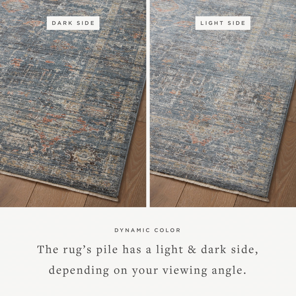 Magnolia Home by Joanna Gaines x Loloi Millie Rug, 1'6" length x 1'6" width View 3