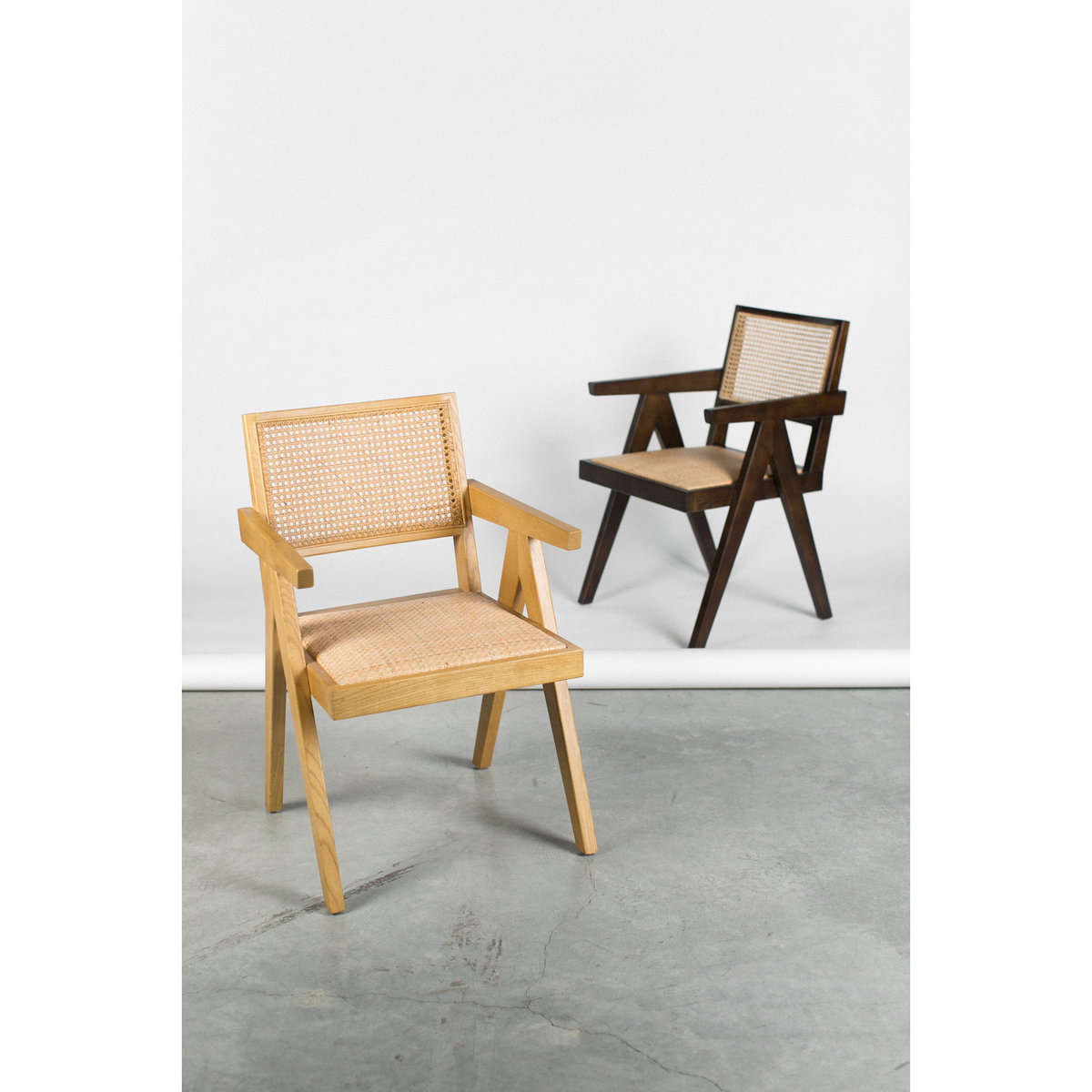 Takashi Chair Dark Brown - Set Of Two, Dining Chair by Moe's Home, 20" width x 33" height x 20" depth View 8