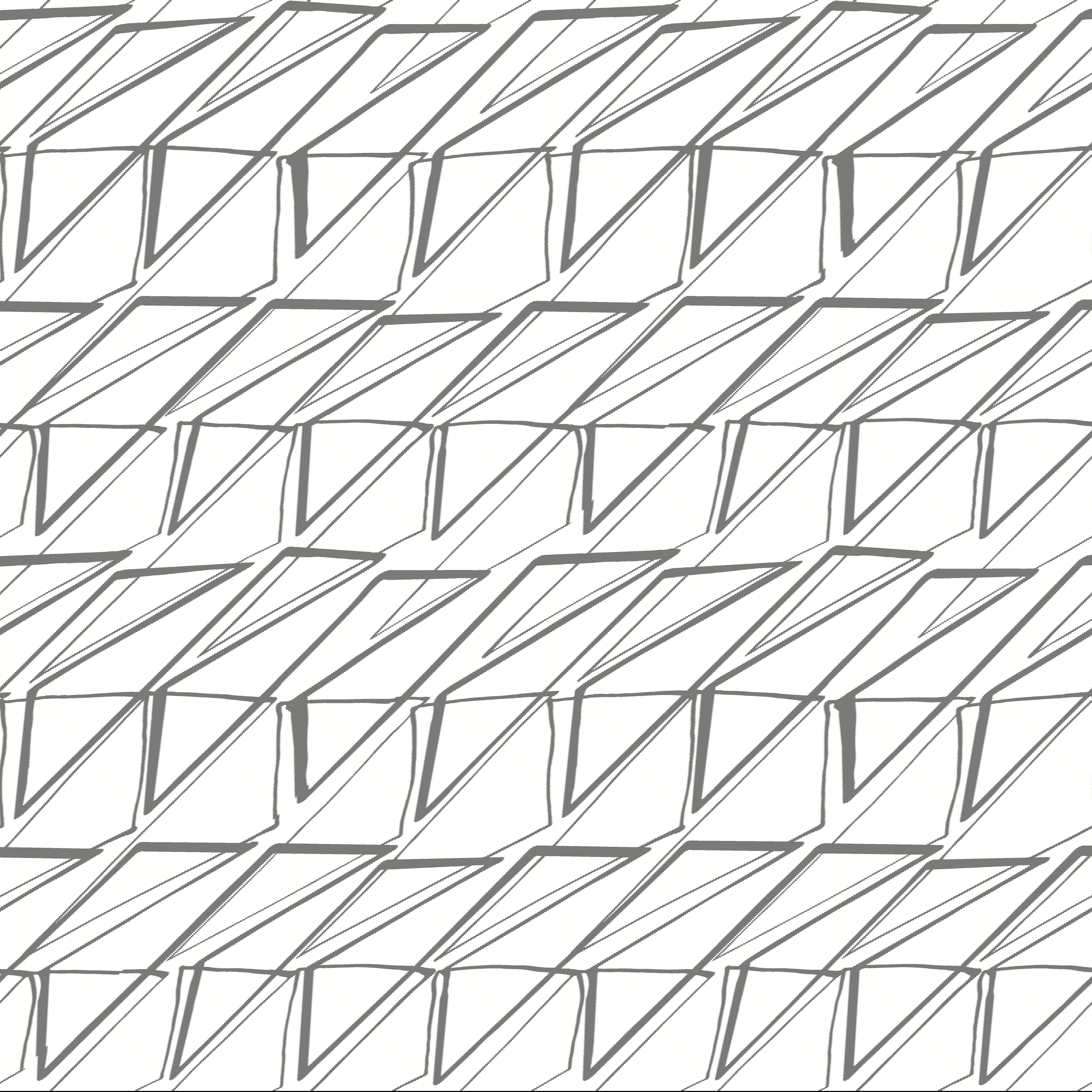 Love Triangles Grey Peel & Stick Wallpaper large image 