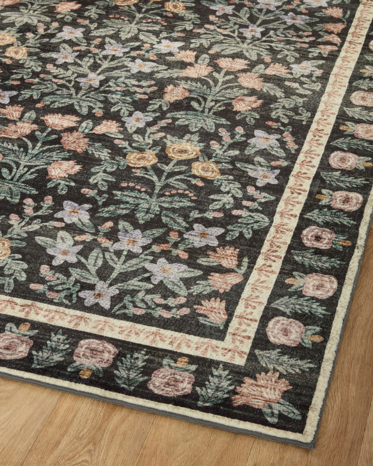 Rifle Paper Co. x Loloi Eden Rug, 1'6" length x 1'6" width View 7