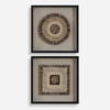 Intertwine Knit Paper Shadow Box Set/2, Art by Uttermost, 23.62" width x 23.62" height x 2" depth thumbnail 1