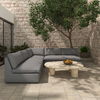 Miles Outdoor Corner Speckled Light Grey, Sectional Sofa by Moe's Home, 40" width x 35.8" height x 40" depth thumbnail 7